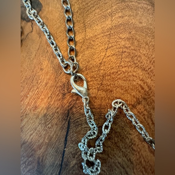 Santa Fe Style Vintage Floral Drop Necklace Red/White Beaded - Picture 3 of 4